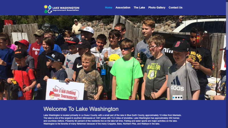 Lake Washington Association website screenshot