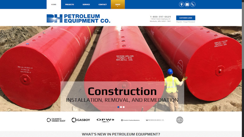 BH Petroleum website screenshot